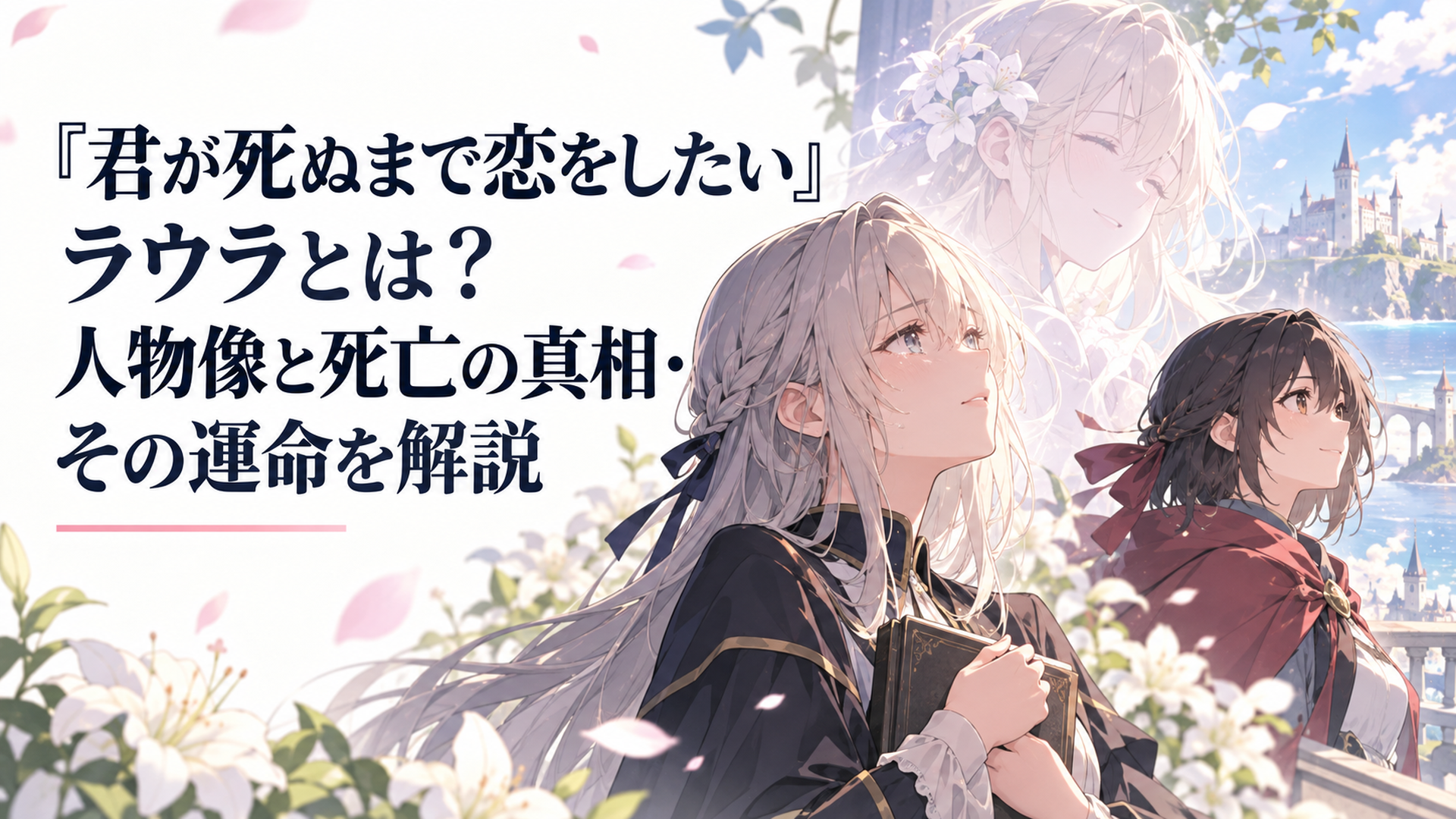 亡くなった元ルームメイトのラウラを思い出すシーナと、その記憶の先に立つミミ