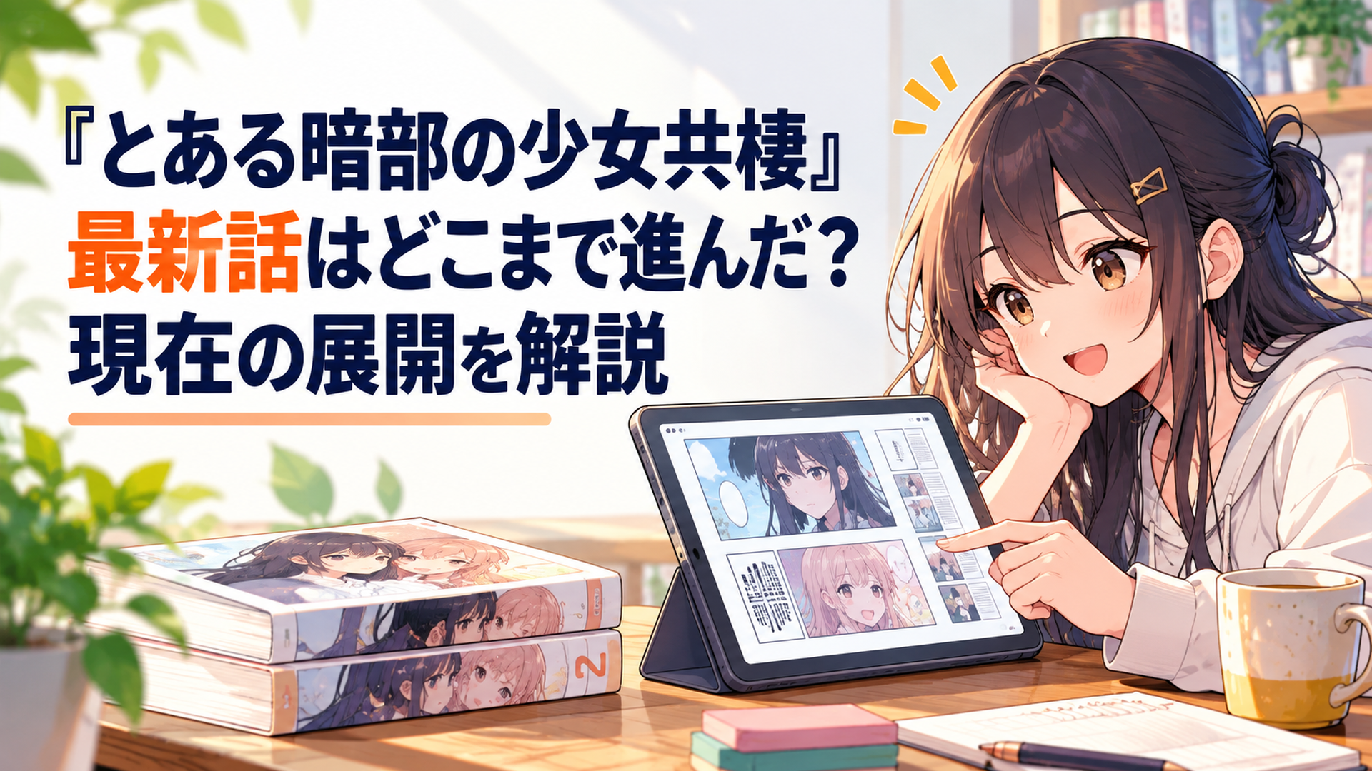 カドコミで第17話まで進んだコミカライズと単行本第2巻の現在地を確認する場面