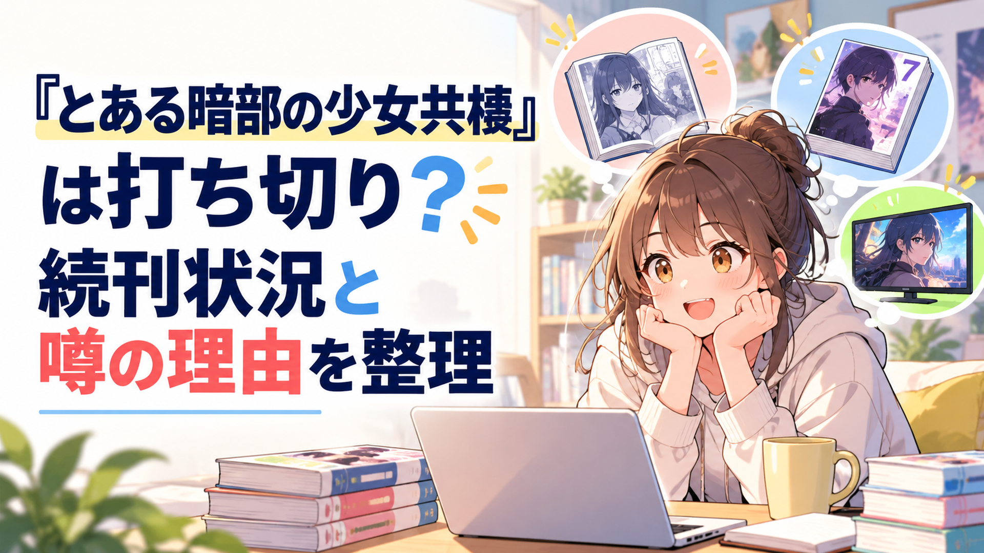 『とある暗部の少女共棲』の漫画再開と原作第7巻、TVアニメの最新状況を確認するファン